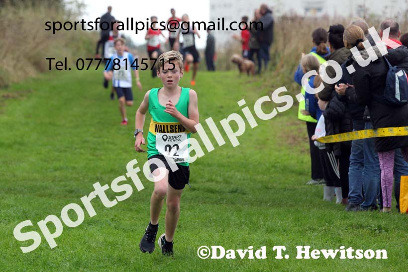 Boys and Girls under-13s, 2021 Farringdon Open Cross Country, Sunderland . Photo: David T. Hewitson/Sports for All Pics